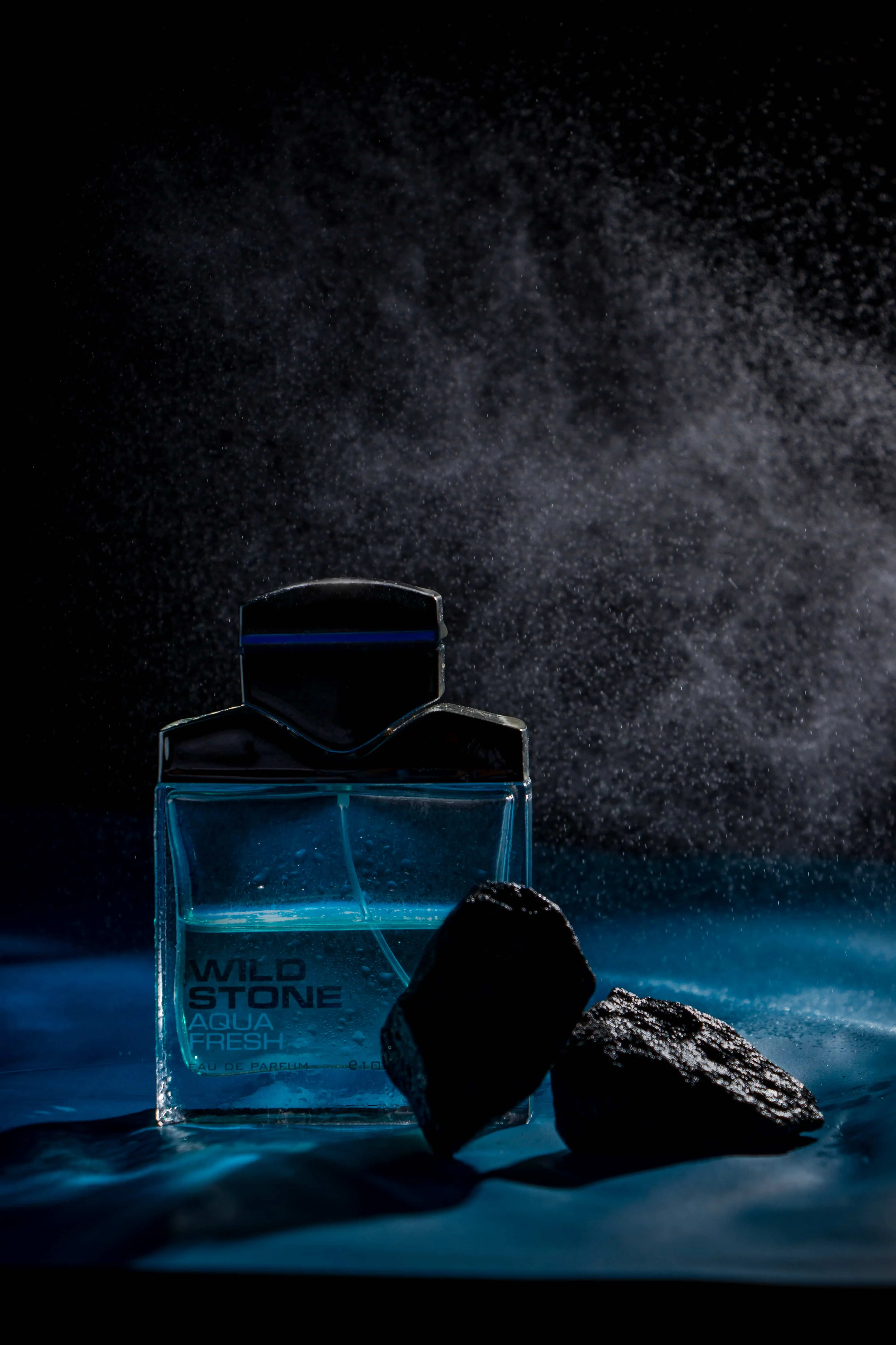 Luxury watch on marble surface with dramatic lighting at Soul Frame Studio in Banaswadi Bangalore