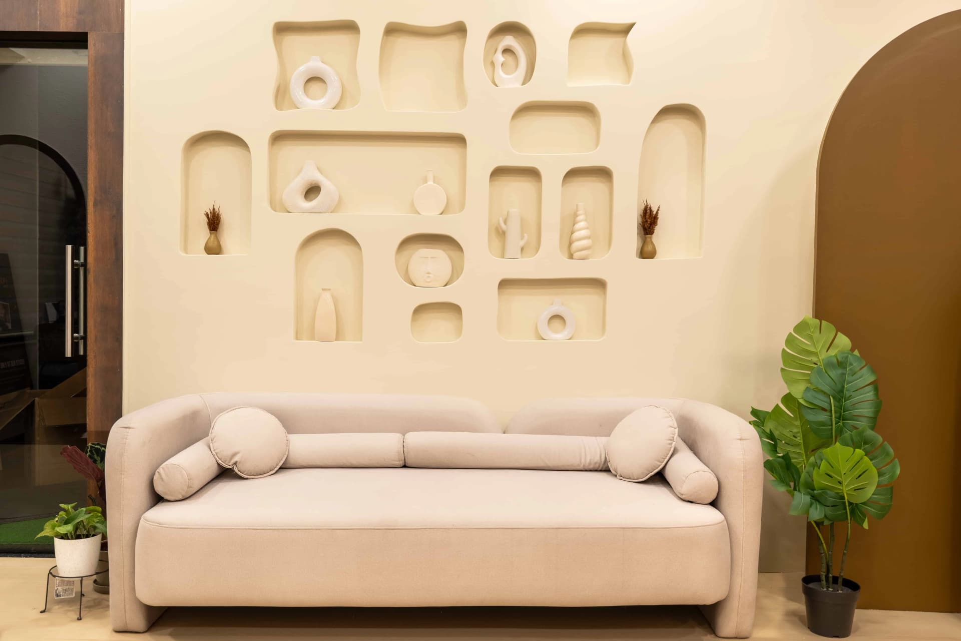 Soul Frame Studio waiting lounge cum a aesthetic wall at Soul Frame Studio Banswadi Bangalore